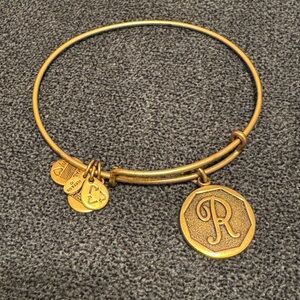 Alex + Ani Initial ‘R’ bracelet